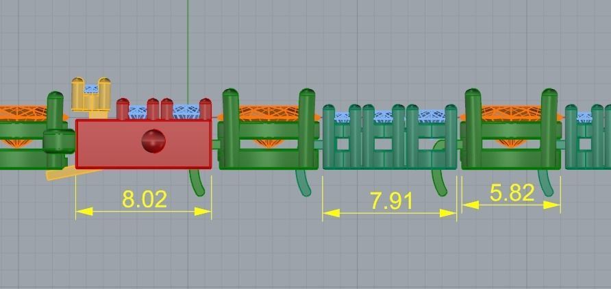 206 Beautiful bracelet 3D print model_7