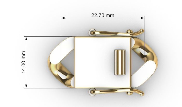 14 MM MIAMI CUBAN LINK CHAIN FOR BRACELET OR NECKLACE 3D print model_6