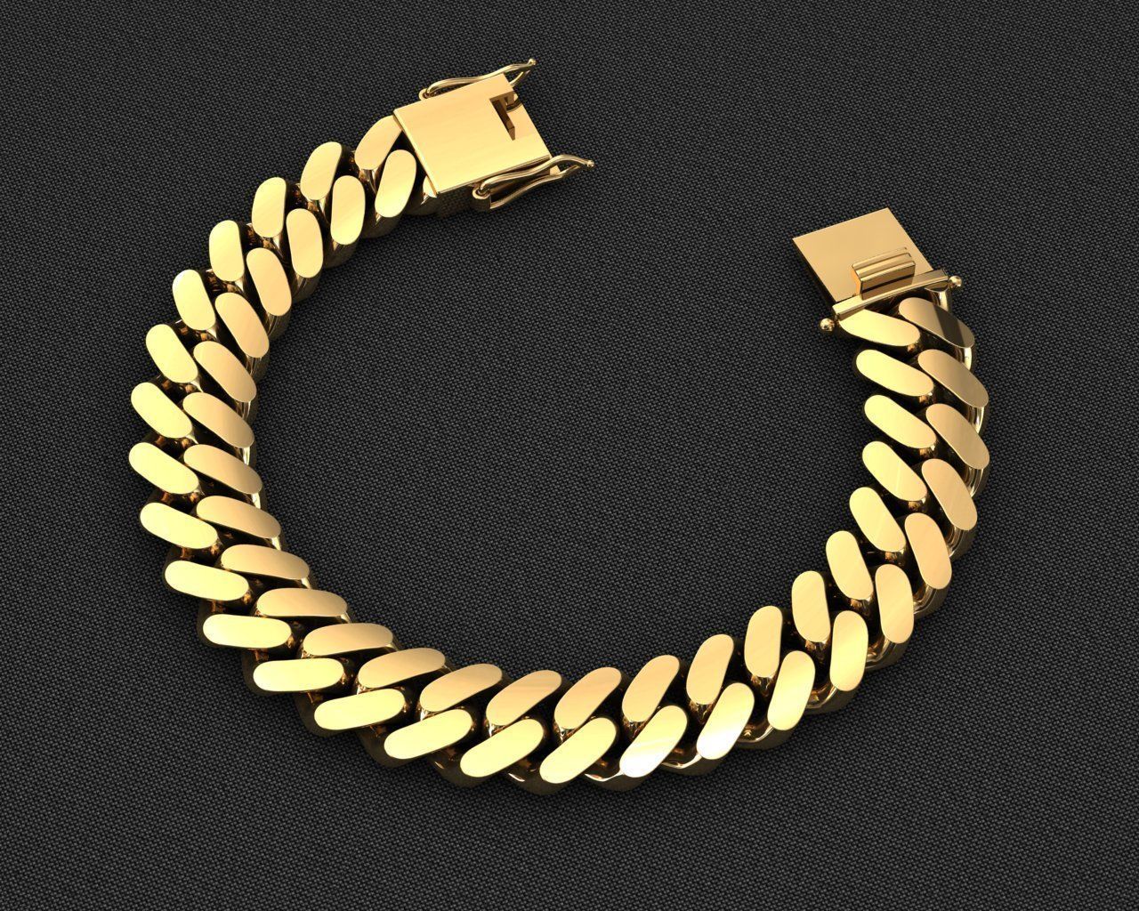 14 MM MIAMI CUBAN LINK CHAIN FOR BRACELET OR NECKLACE 3D print model_1