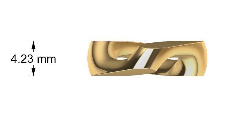 14 MM MIAMI CUBAN LINK CHAIN FOR BRACELET OR NECKLACE 3D print model_10