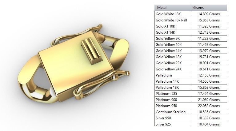 14 MM MIAMI CUBAN LINK CHAIN FOR BRACELET OR NECKLACE 3D print model_7