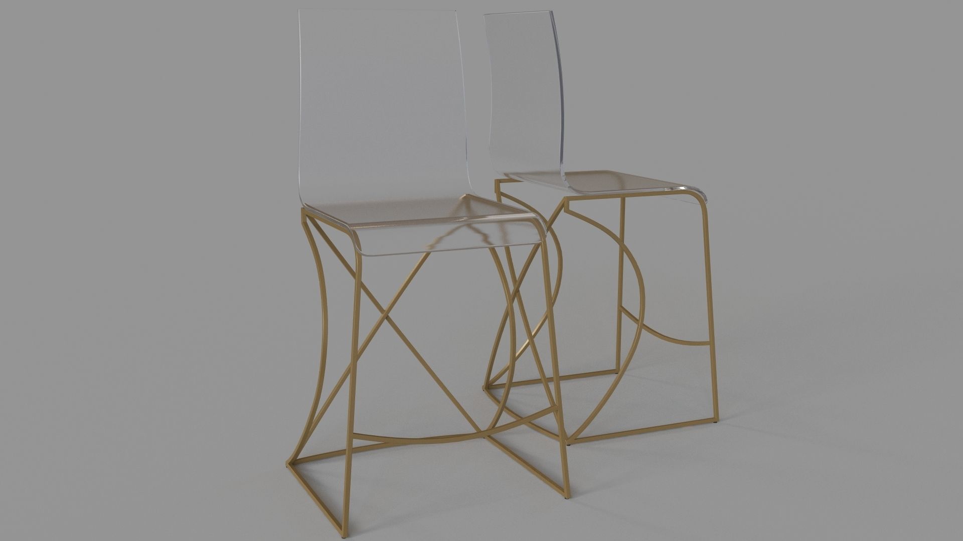 Johnson Bar Stool 3D model_1