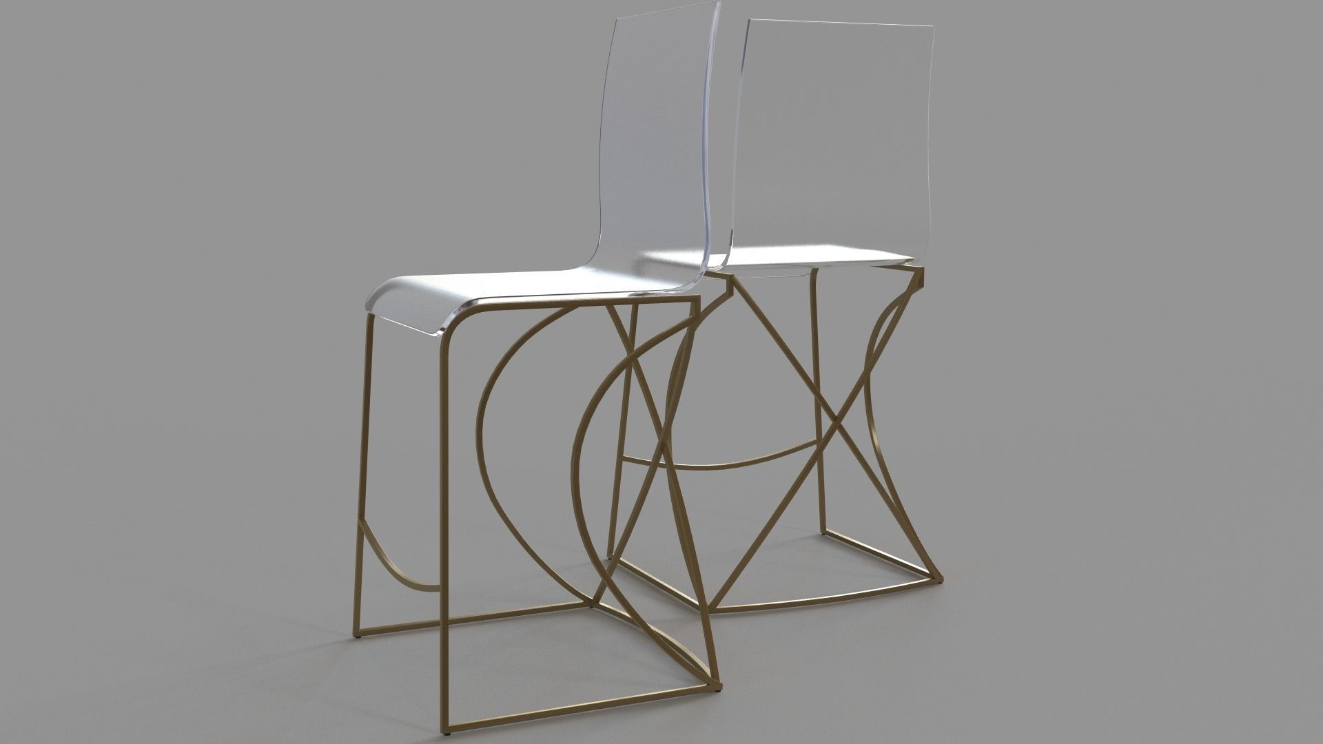 Johnson Bar Stool 3D model_3