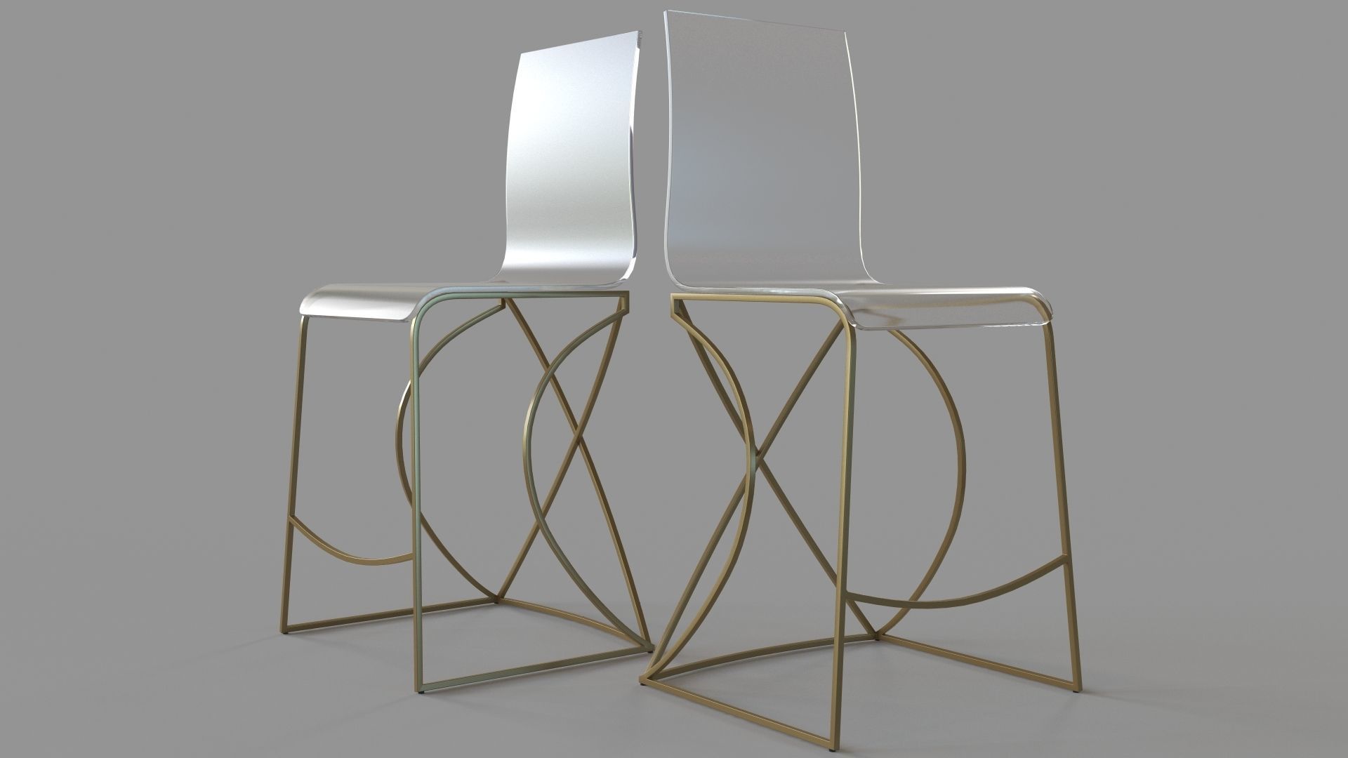 Johnson Bar Stool 3D model_4