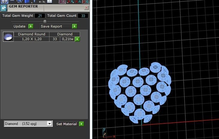 166 Pendant in the form of a heart 3D print model_7