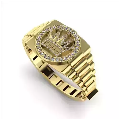 158 Bracelet queen 3D print model