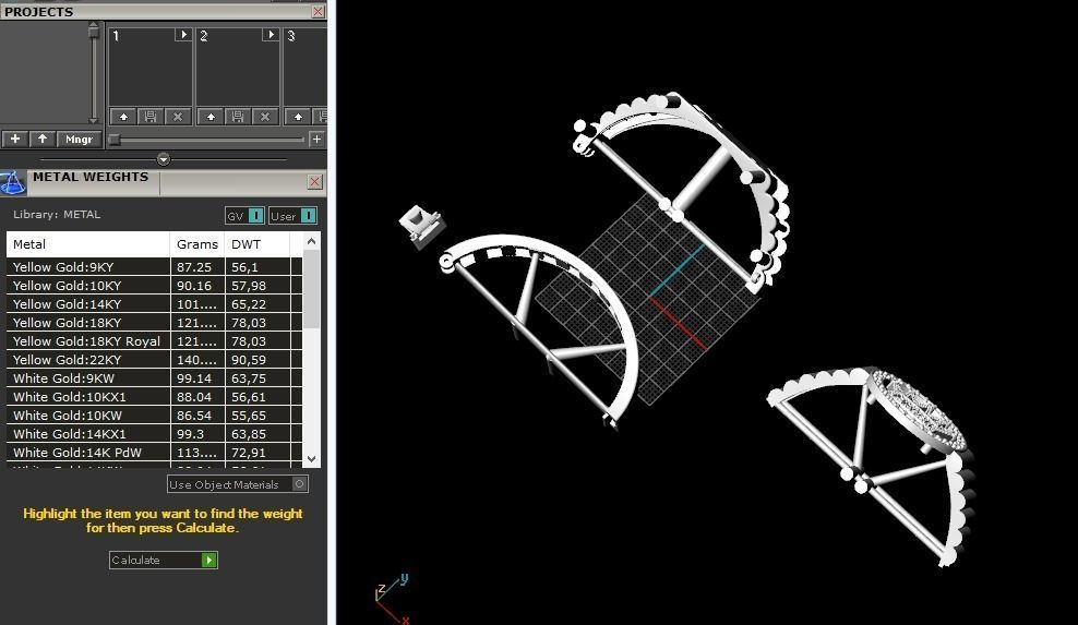 158 Bracelet queen 3D print model_4