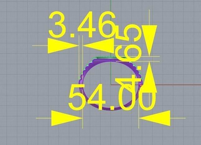 158 Bracelet queen 3D print model_5