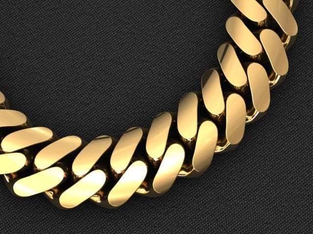 12 MM MIAMI CUBAN LINK CHAIN FOR BRACELET OR NECKLACE 3D print model_1