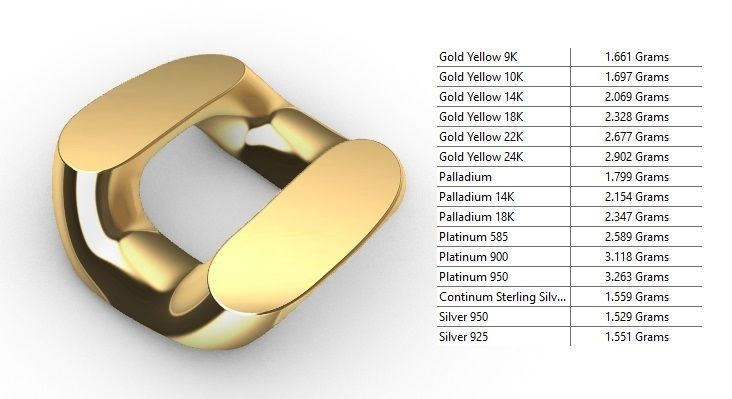 12 MM MIAMI CUBAN LINK CHAIN FOR BRACELET OR NECKLACE 3D print model_5