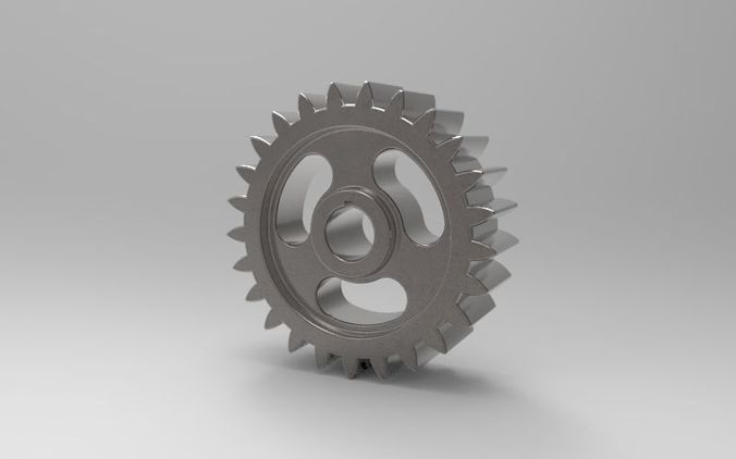 Gears gear Low-poly 3D model