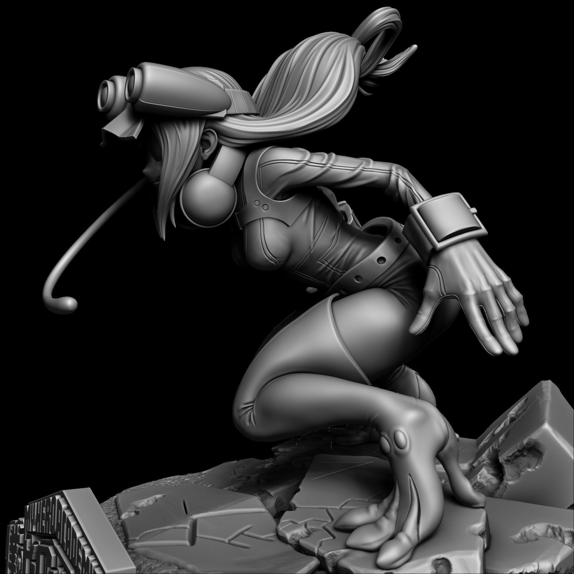 Tsuyu Asui - My Hero Academia 3D print model_4