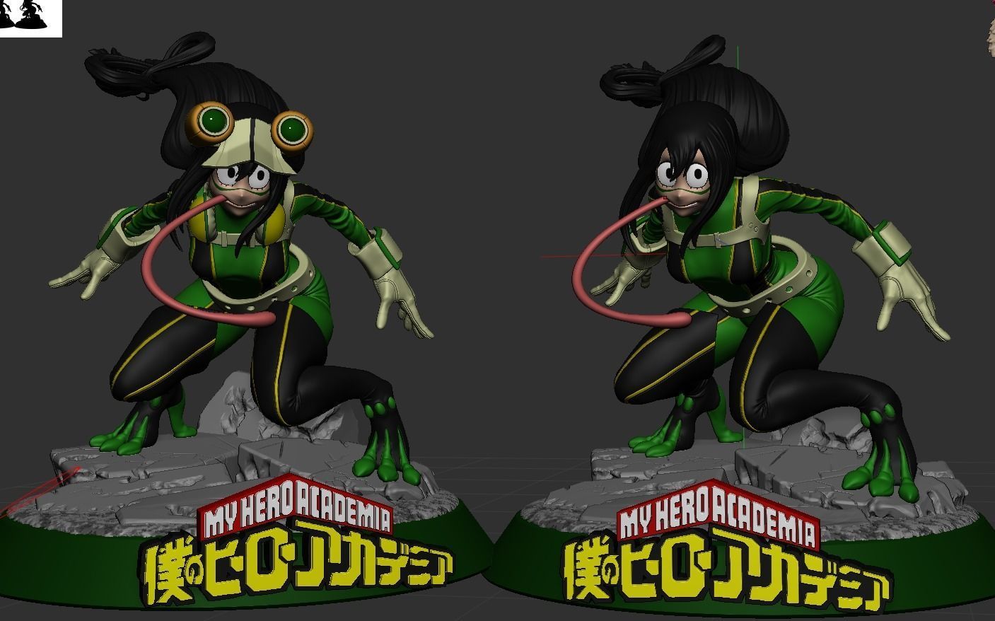 Tsuyu Asui - My Hero Academia 3D print model_6