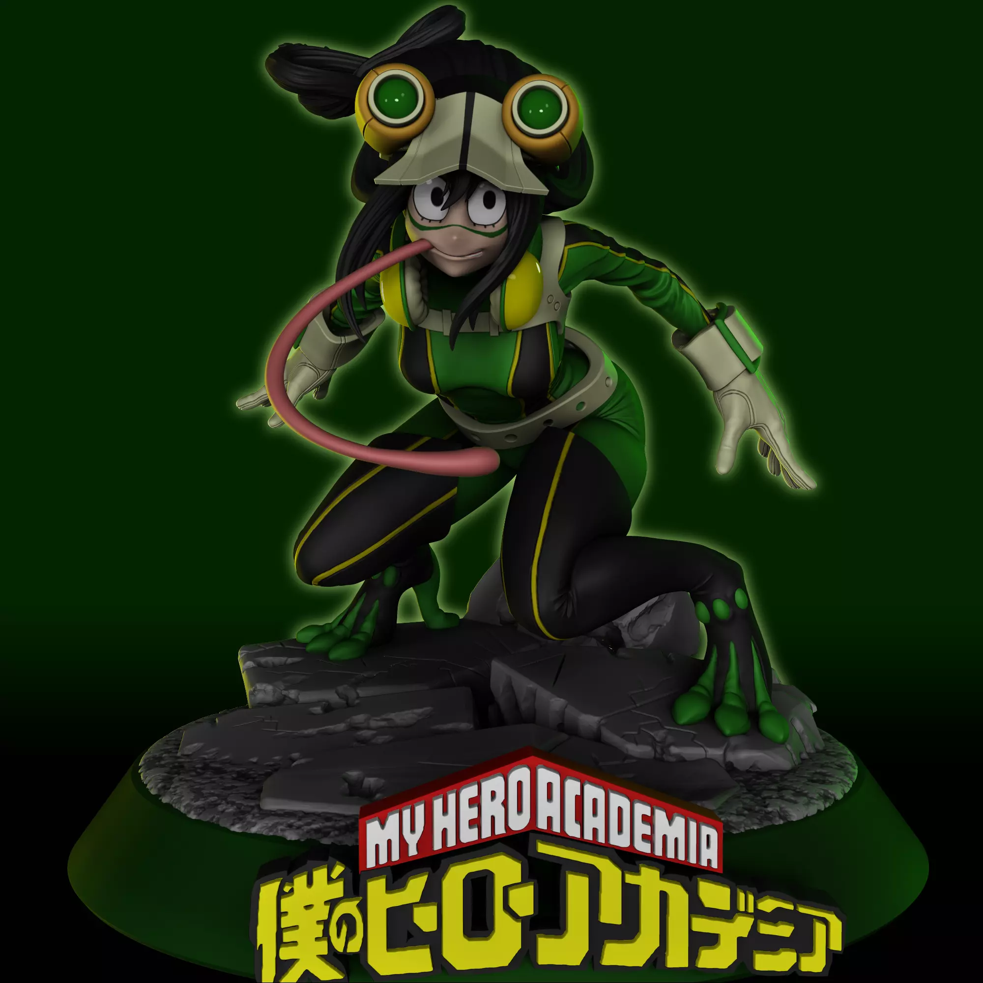 Tsuyu Asui - My Hero Academia 3D print model_0