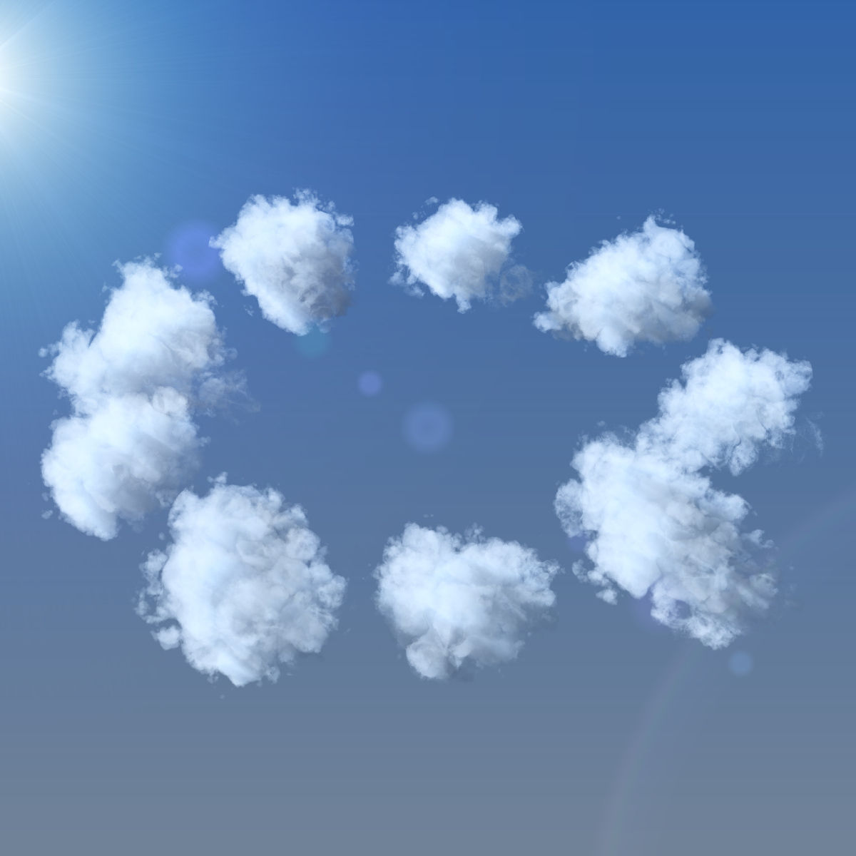 Clouds 3d voxel grid 3D model_7