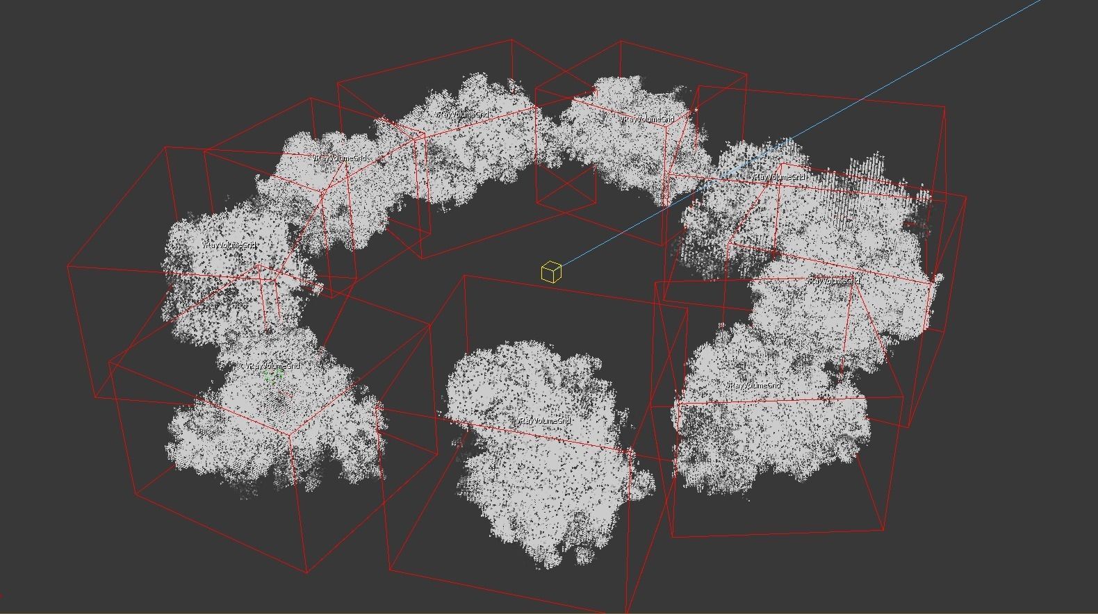 Clouds 3d voxel grid 3D model_12
