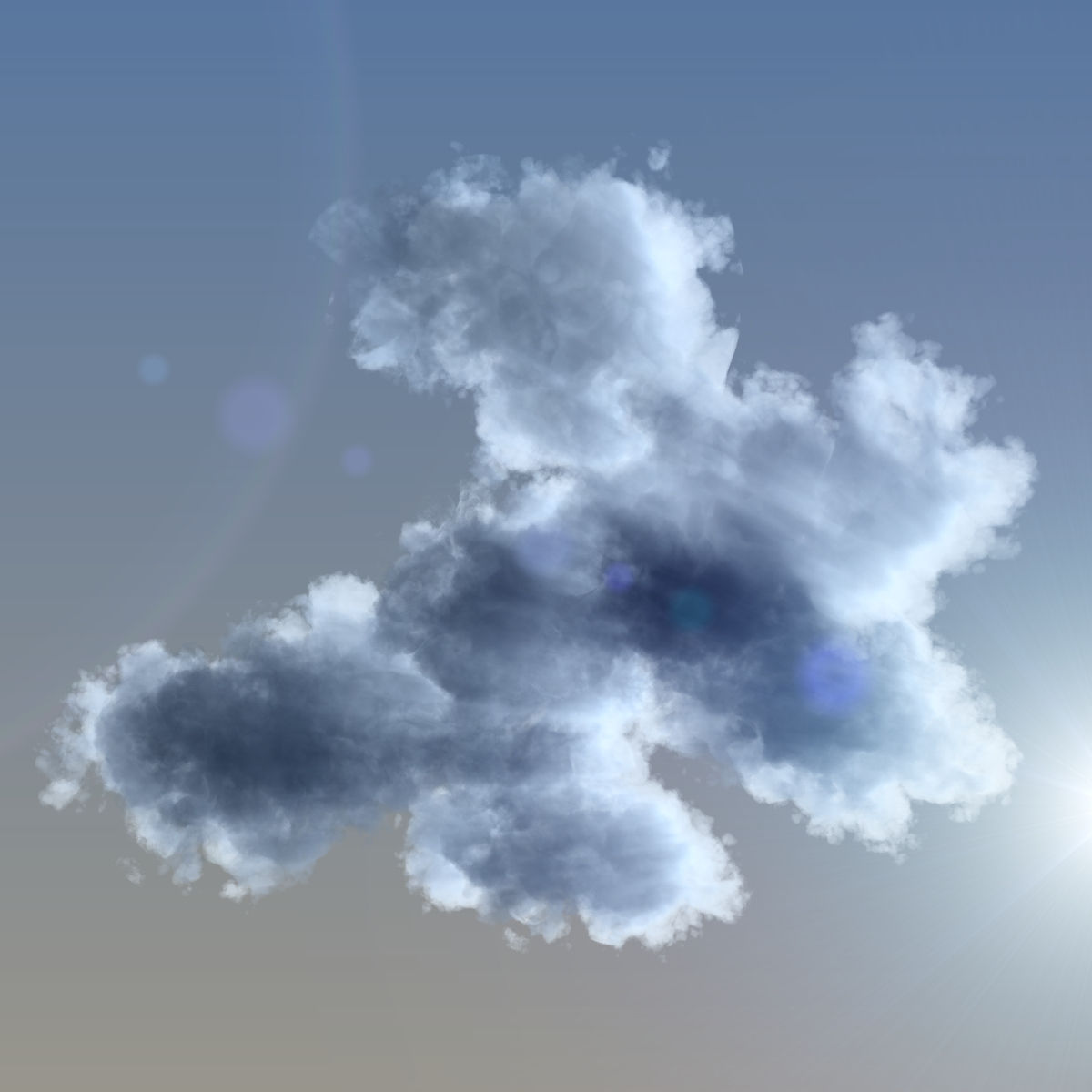 Clouds 3d voxel grid 3D model_3