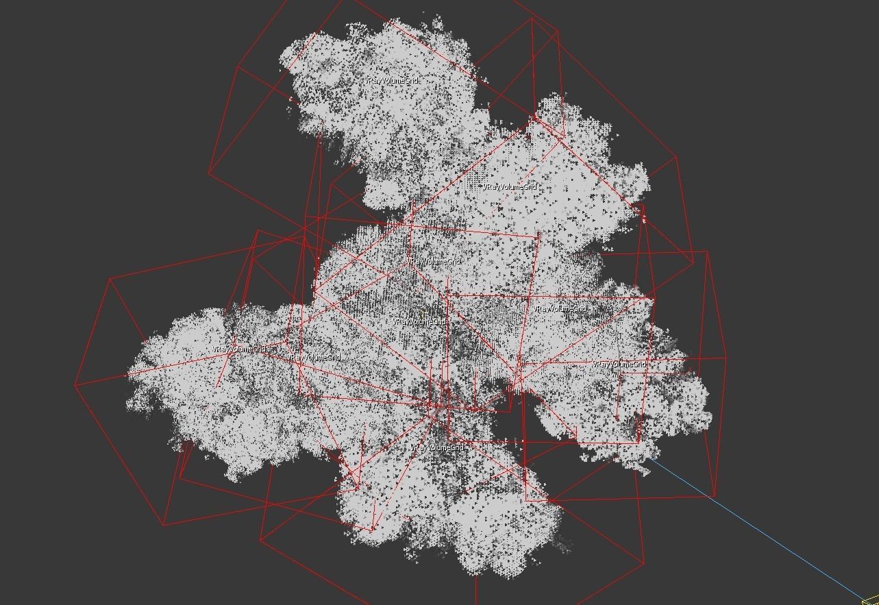 Clouds 3d voxel grid 3D model_11