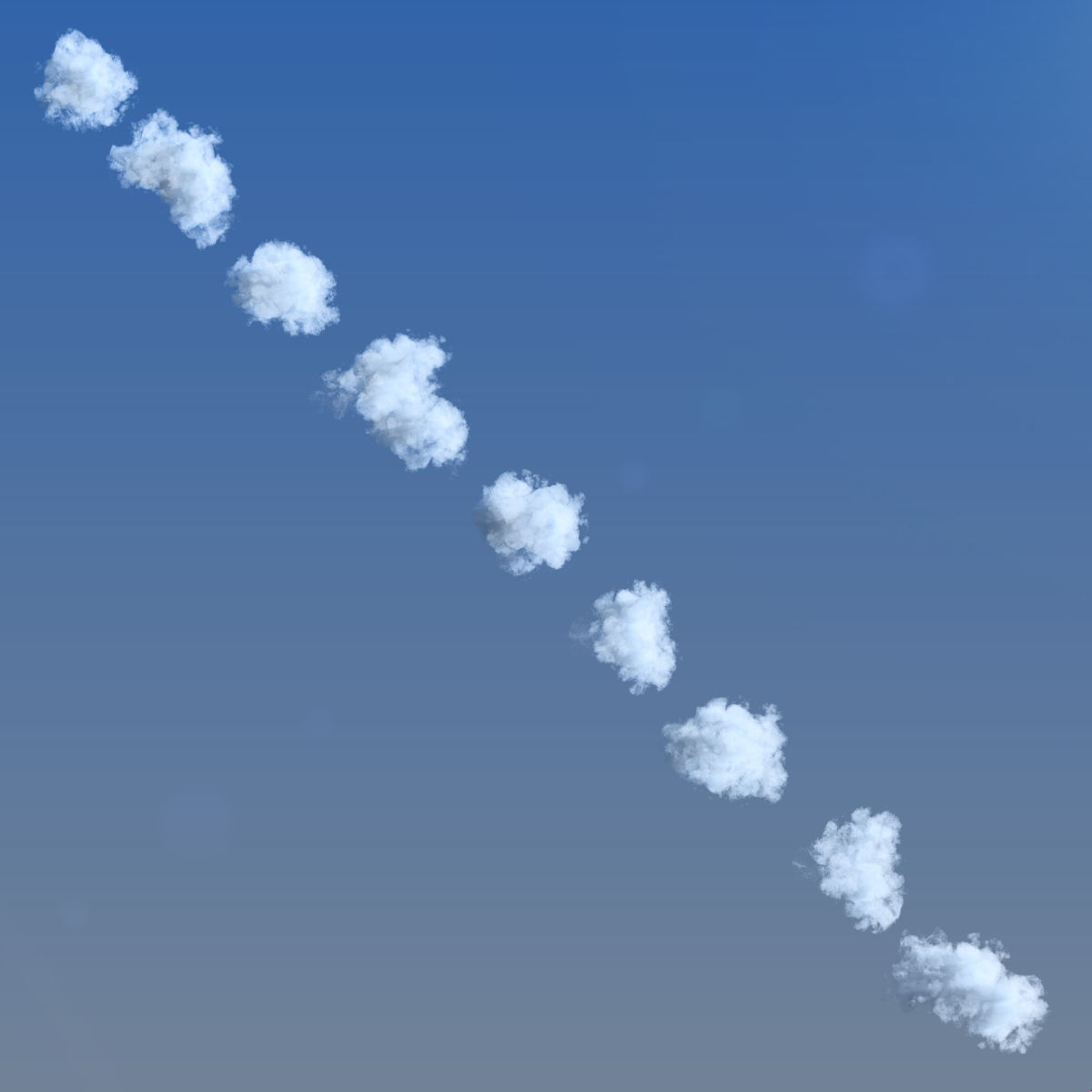 Clouds 3d voxel grid 3D model_6