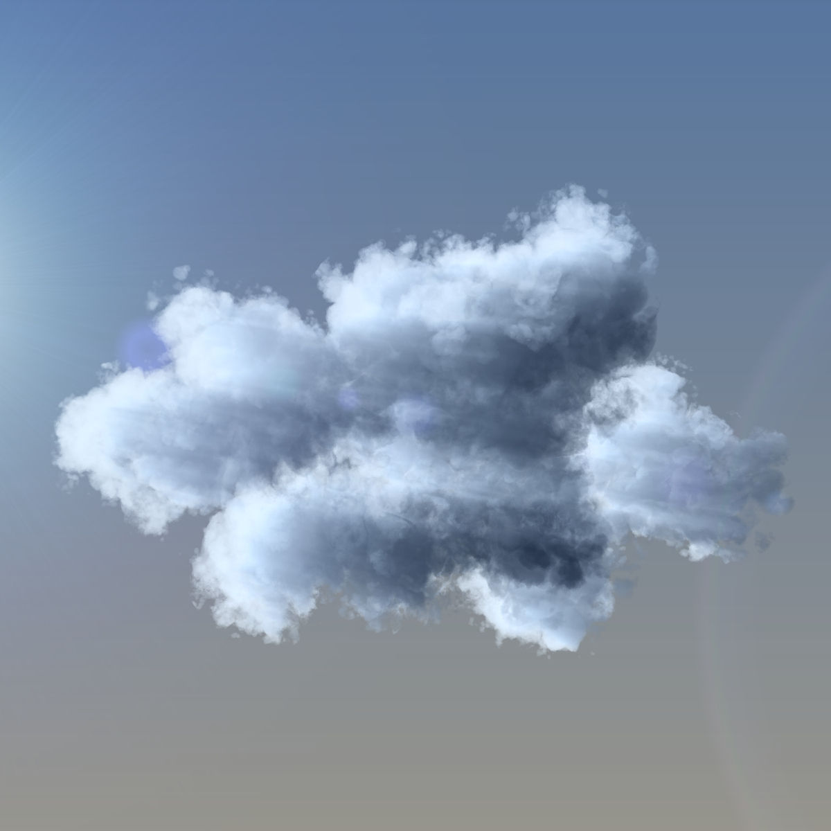 Clouds 3d voxel grid 3D model_2