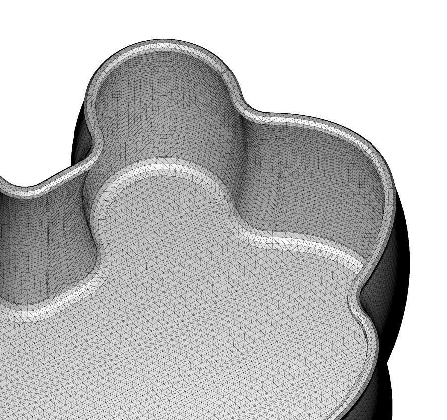 Kids Lovely Food Bowl 3D print model_4