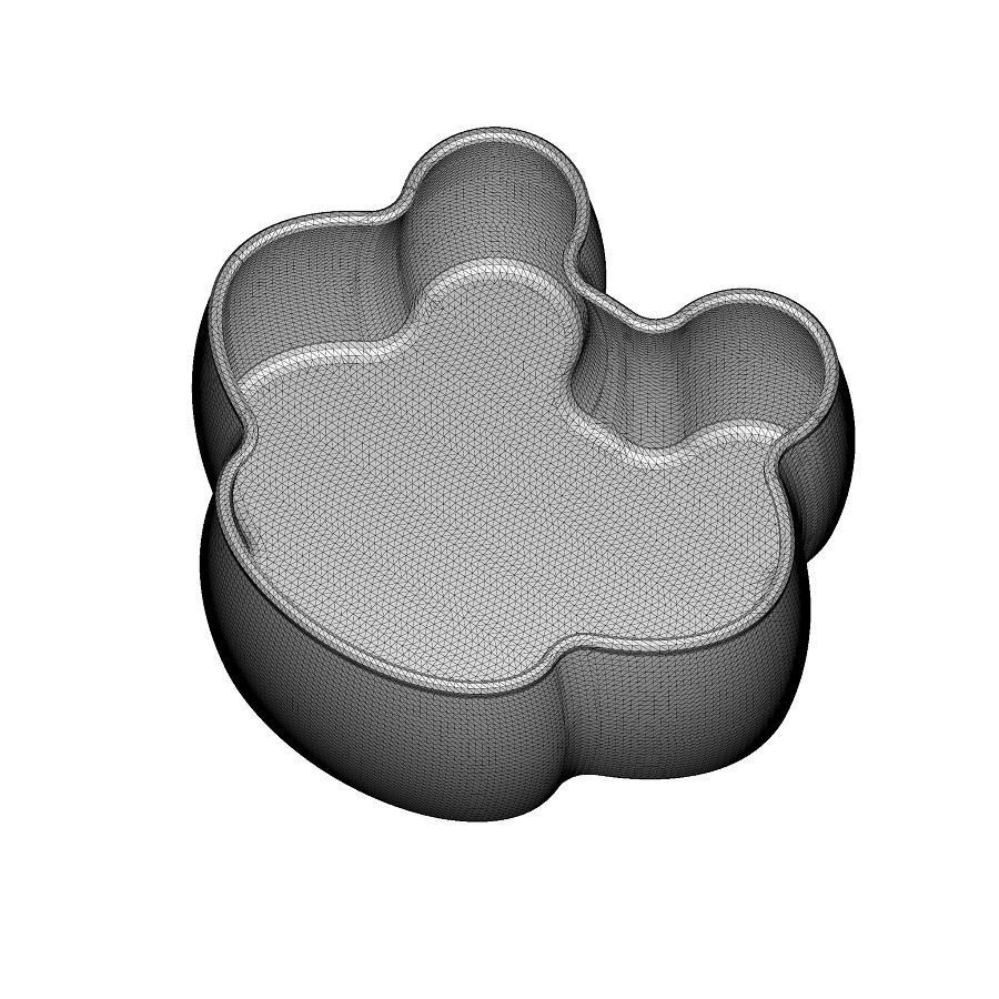 Kids Lovely Food Bowl 3D print model_3