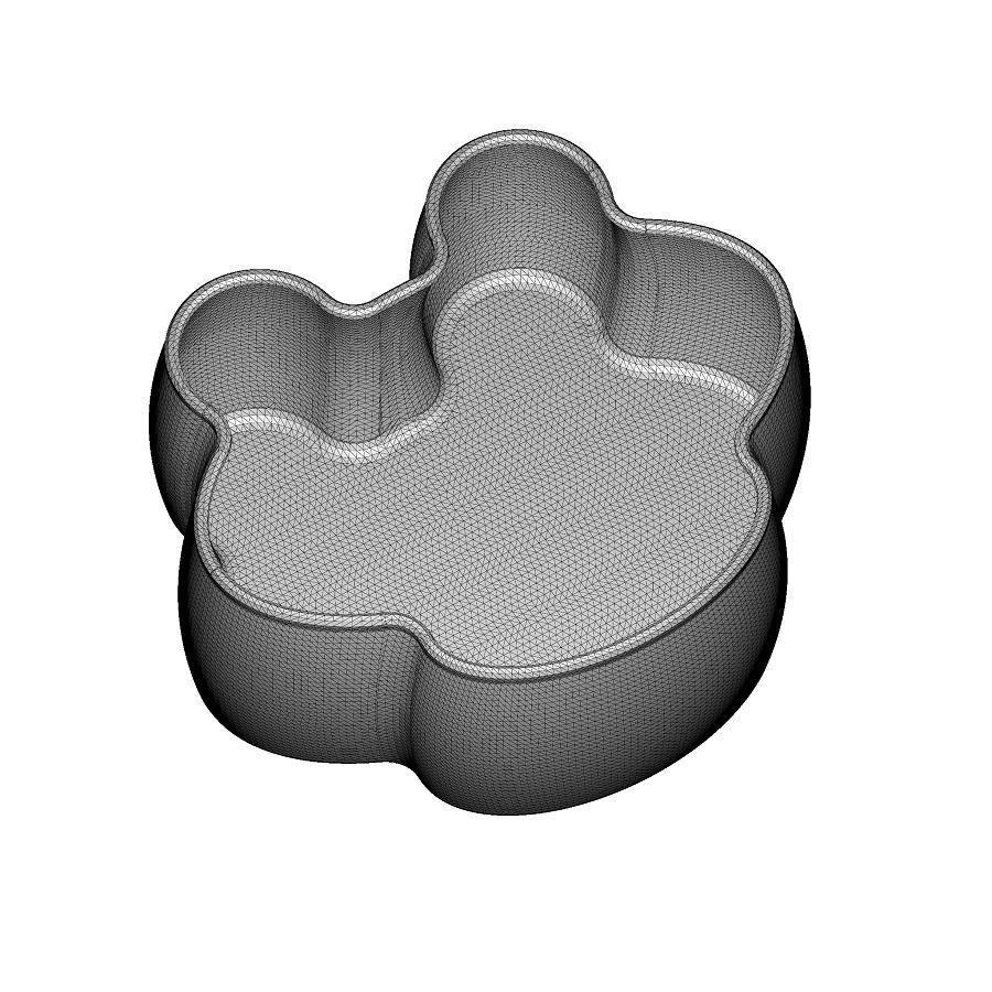 Kids Lovely Food Bowl 3D print model_2