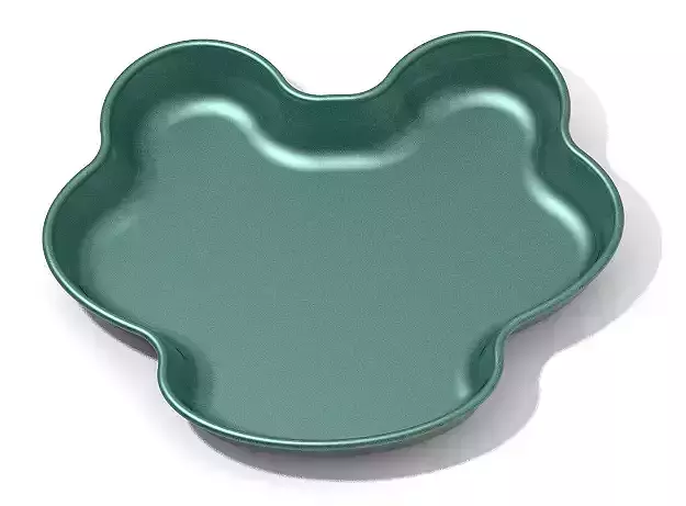 Kids Lovely Food Plate 3D print model
