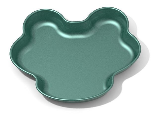 Kids Lovely Food Plate 3D print model_1