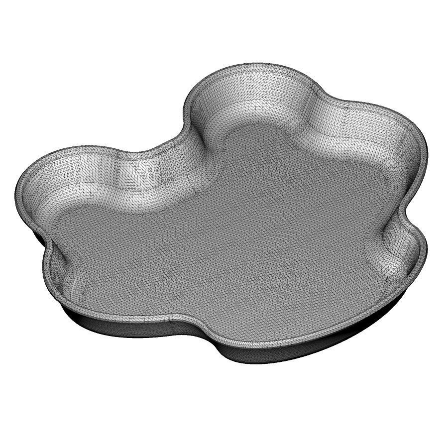 Kids Lovely Food Plate 3D print model_2