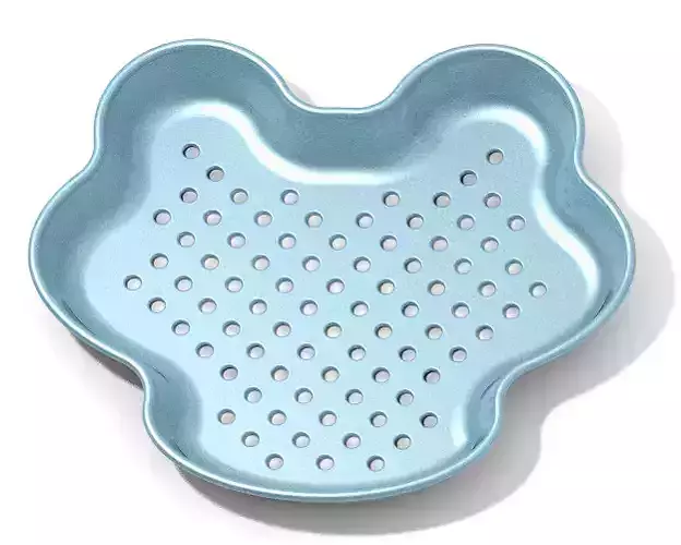Kids Lovely Food Tray 3D print model