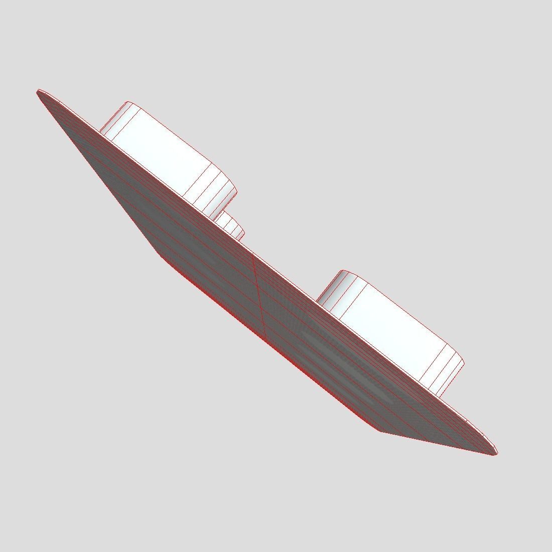 Pills in blister 2 Low-poly 3D model_8