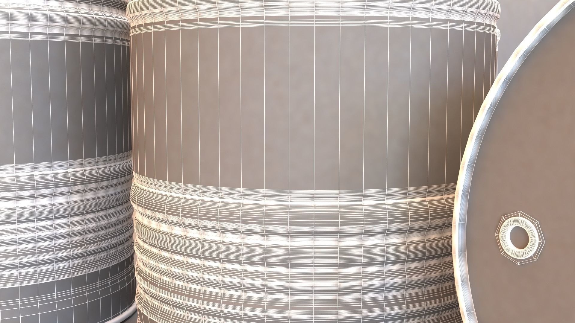 Oil Barrel 3D model_7