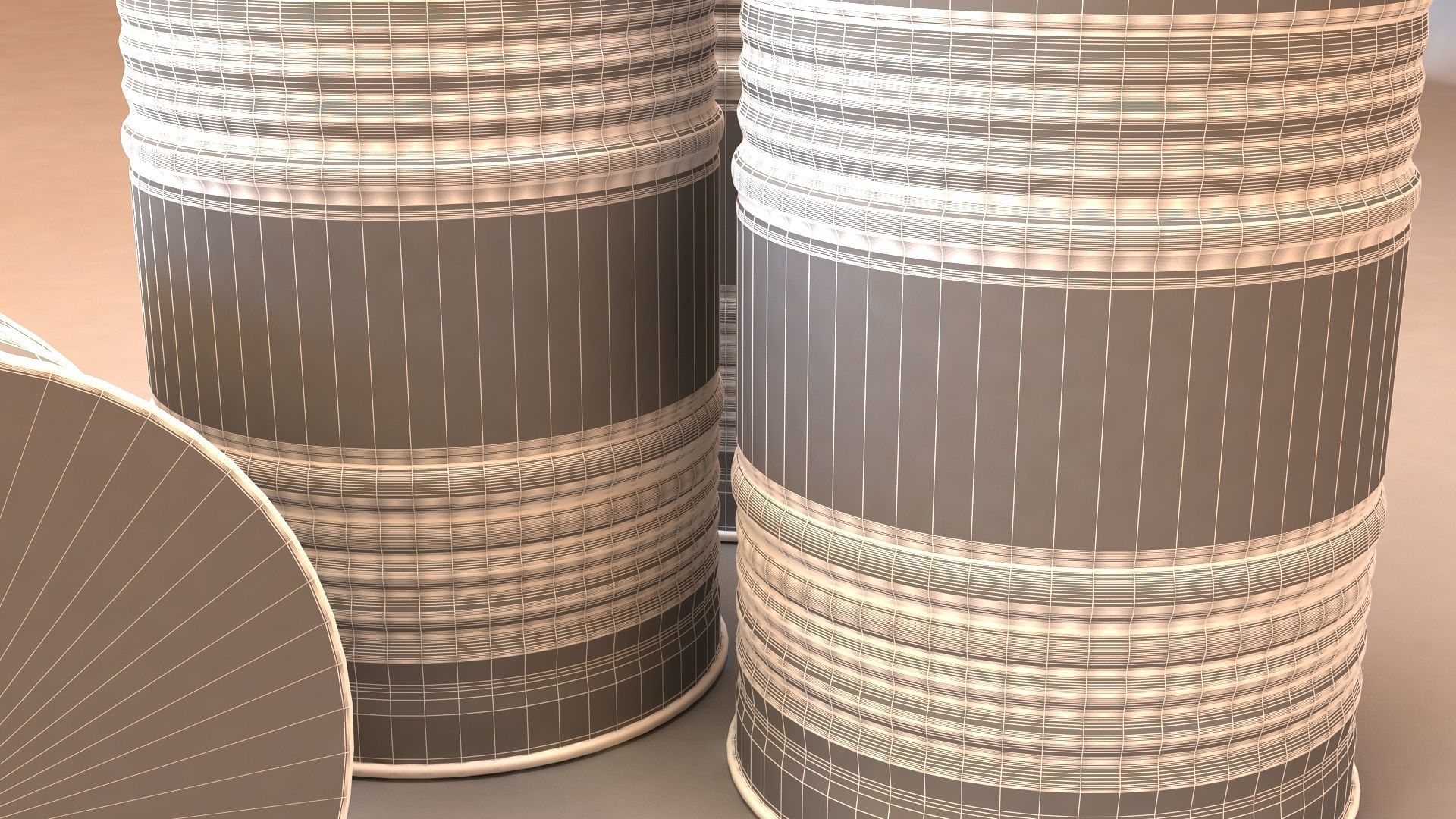 Oil Barrel 3D model_8