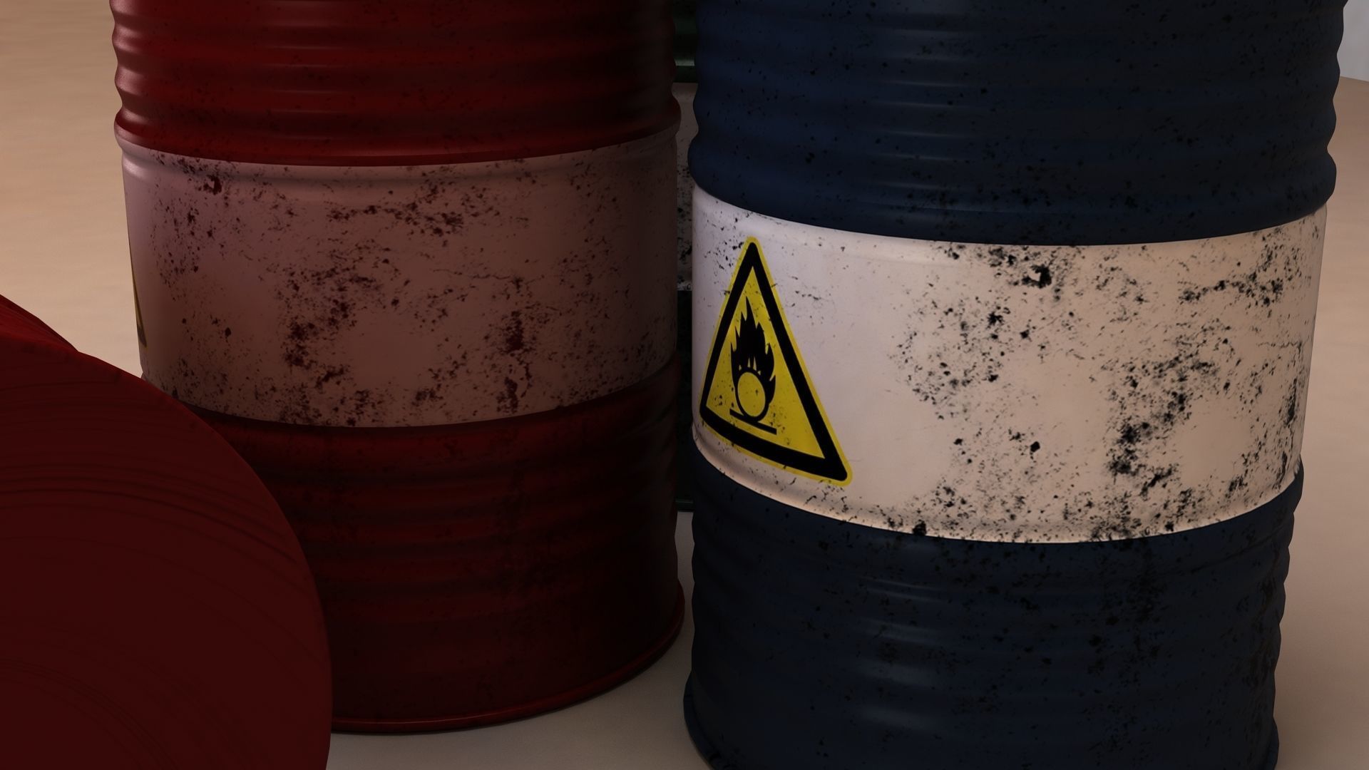 Oil Barrel 3D model_5