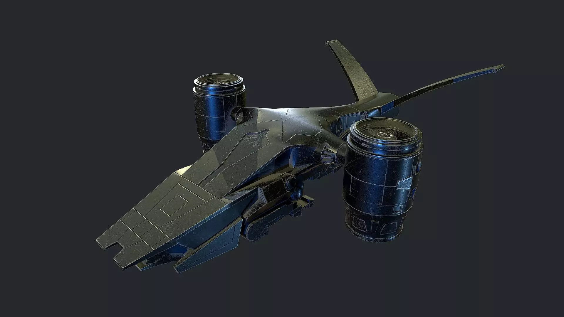 Hunter-Killer Terminator 3D model_0