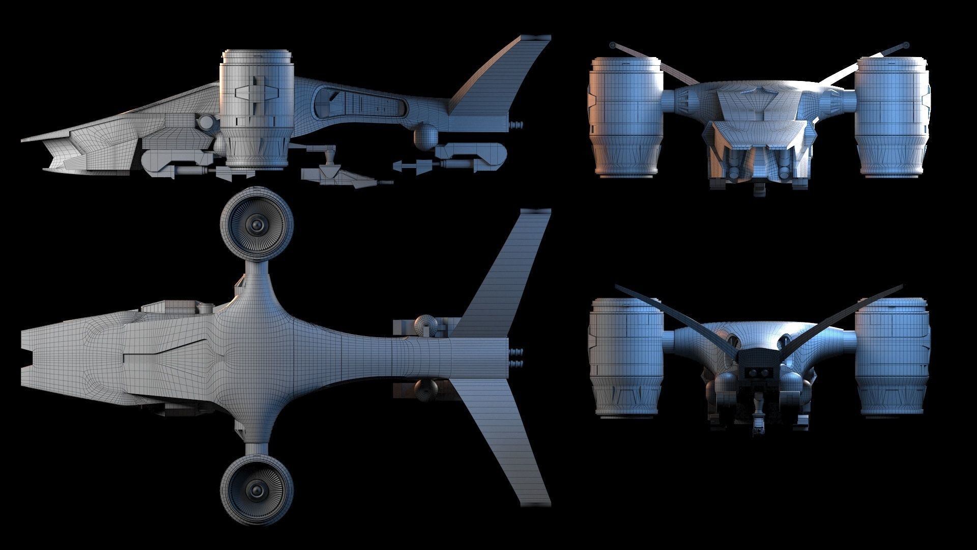 Hunter-Killer Terminator 3D model_9