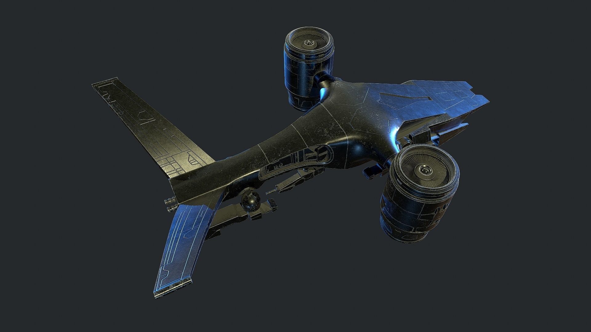 Hunter-Killer Terminator 3D model_3