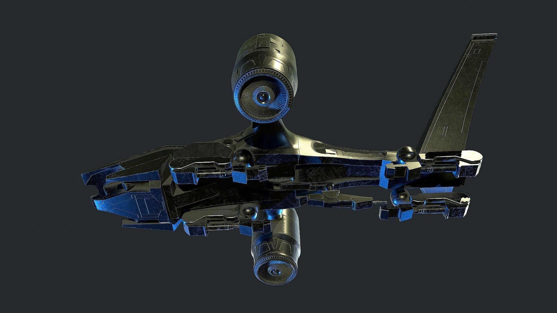 Hunter-Killer Terminator 3D model_4