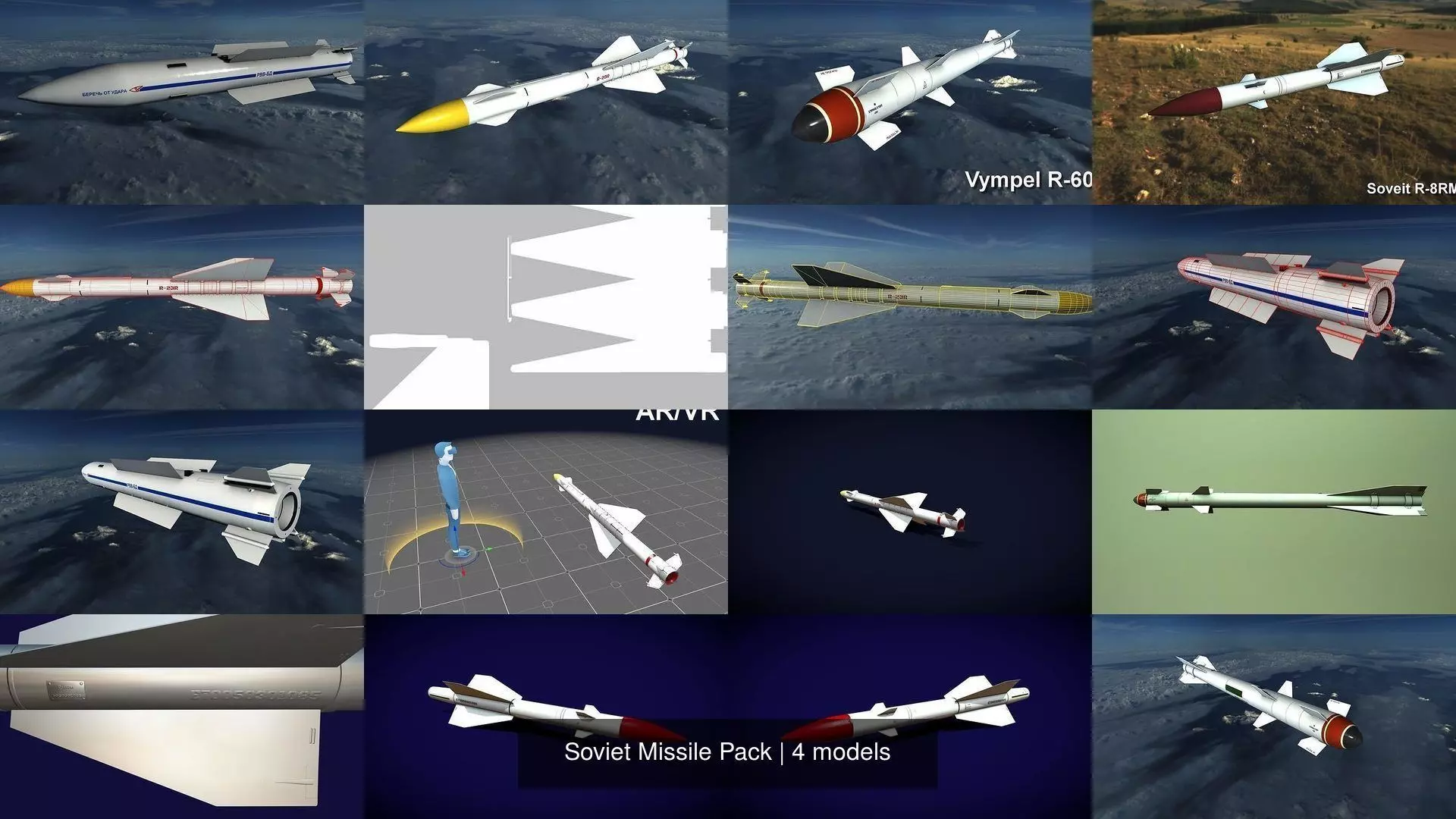 Soviet Missile Pack 3D Model Collection_0