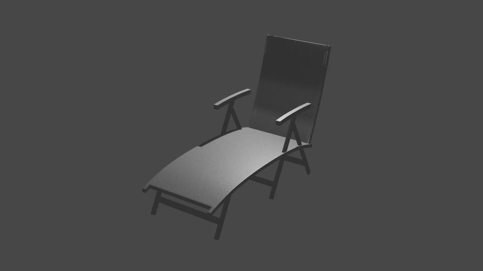 Hammock folding chair 3D model_0