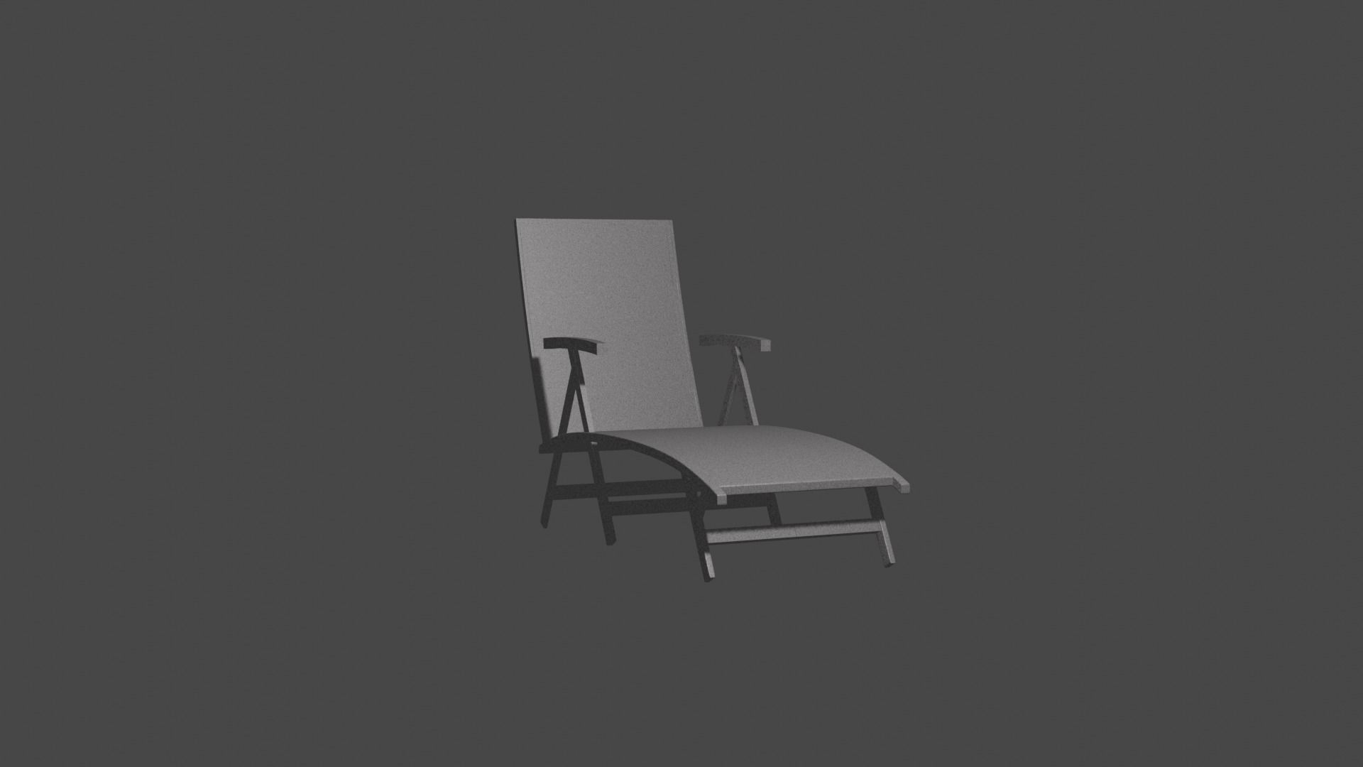 Hammock folding chair 3D model_5