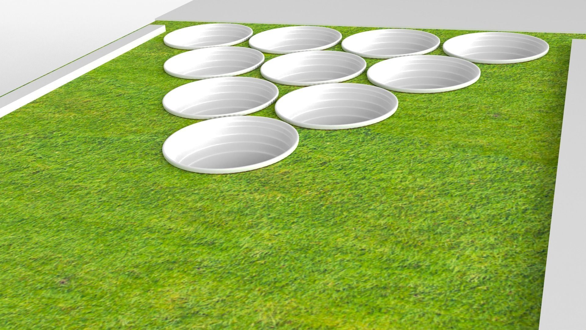 Beer Pong Golf 3D model_5