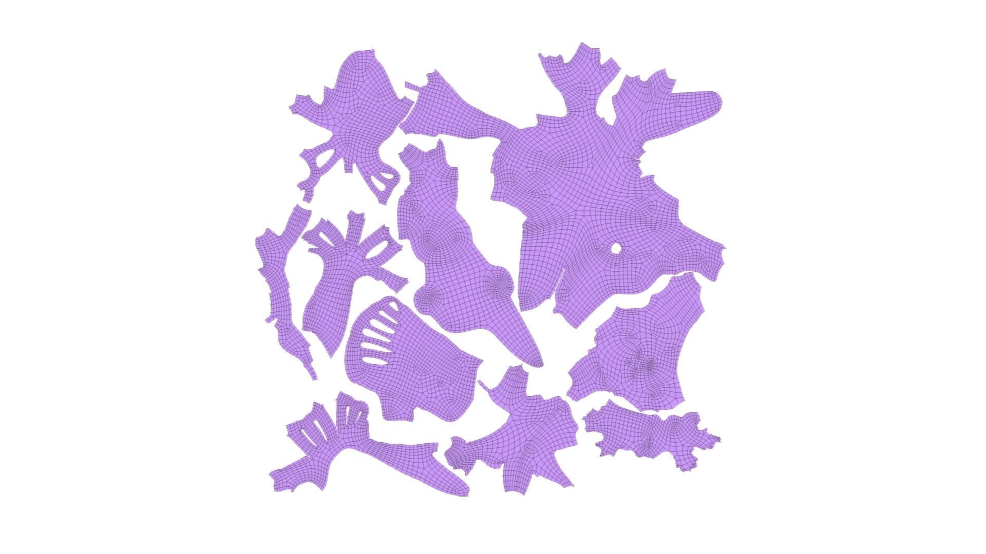 Balinese Legong Dancer Wood Sculpture - RT Scanned Low-poly 3D model_7