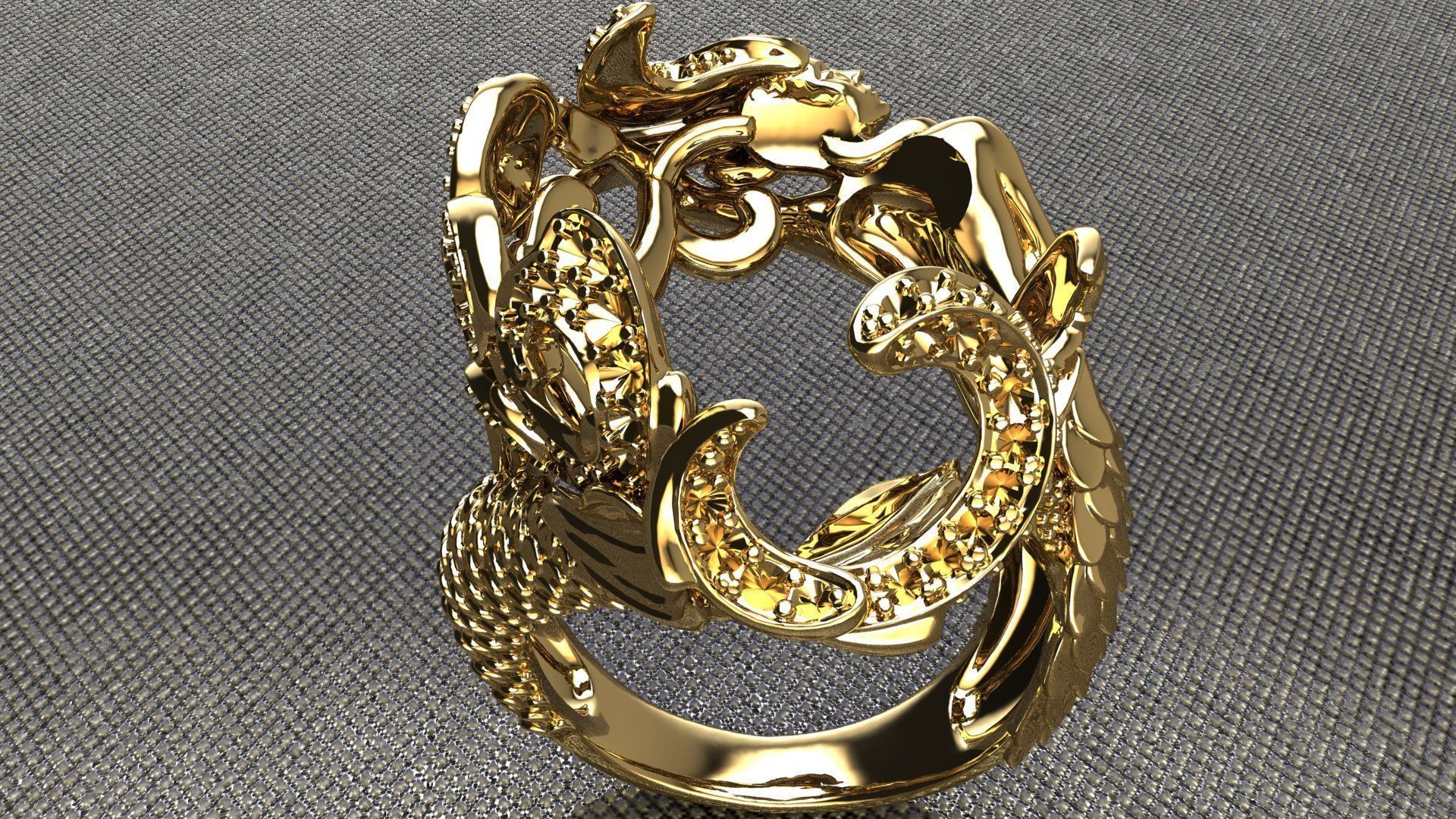 SIRENA MERMAID Buy 1 gat 1 Free Ring RG0025 3D print model 3D print model_8