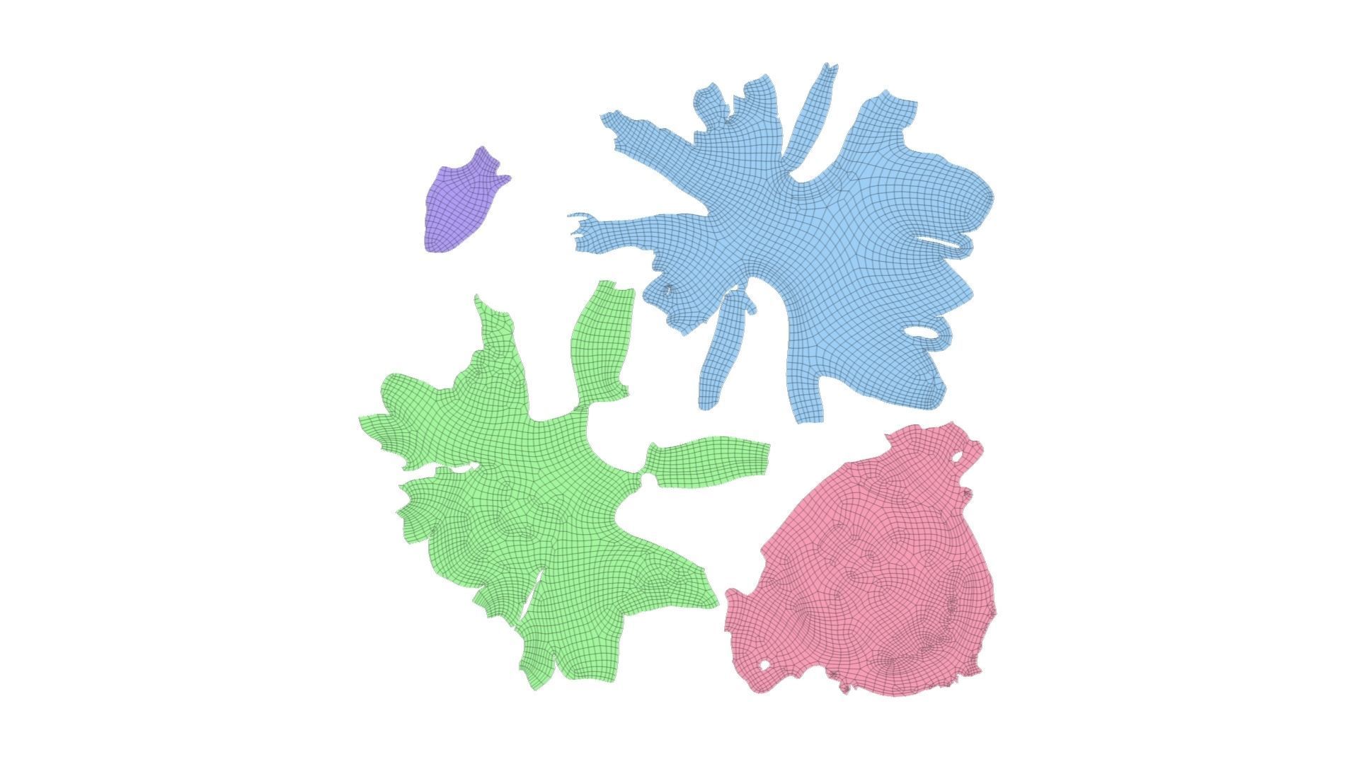 Balinese Janger Dancer Mask Wood Sculpture - ED Scanned 3D model_10