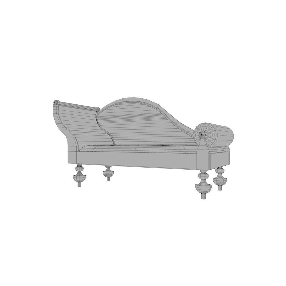 Couch Sofa Collection - Pack Low-poly 3D model_12