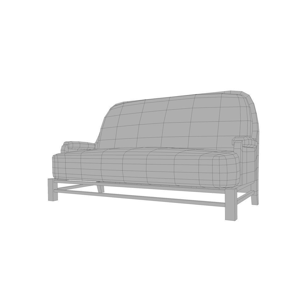 Couch Sofa Collection - Pack Low-poly 3D model_2