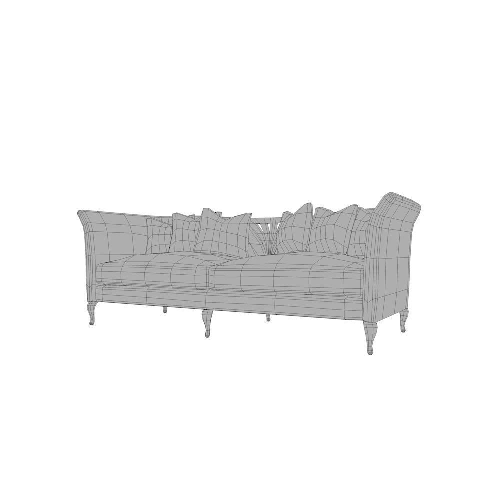 Couch Sofa Collection - Pack Low-poly 3D model_8