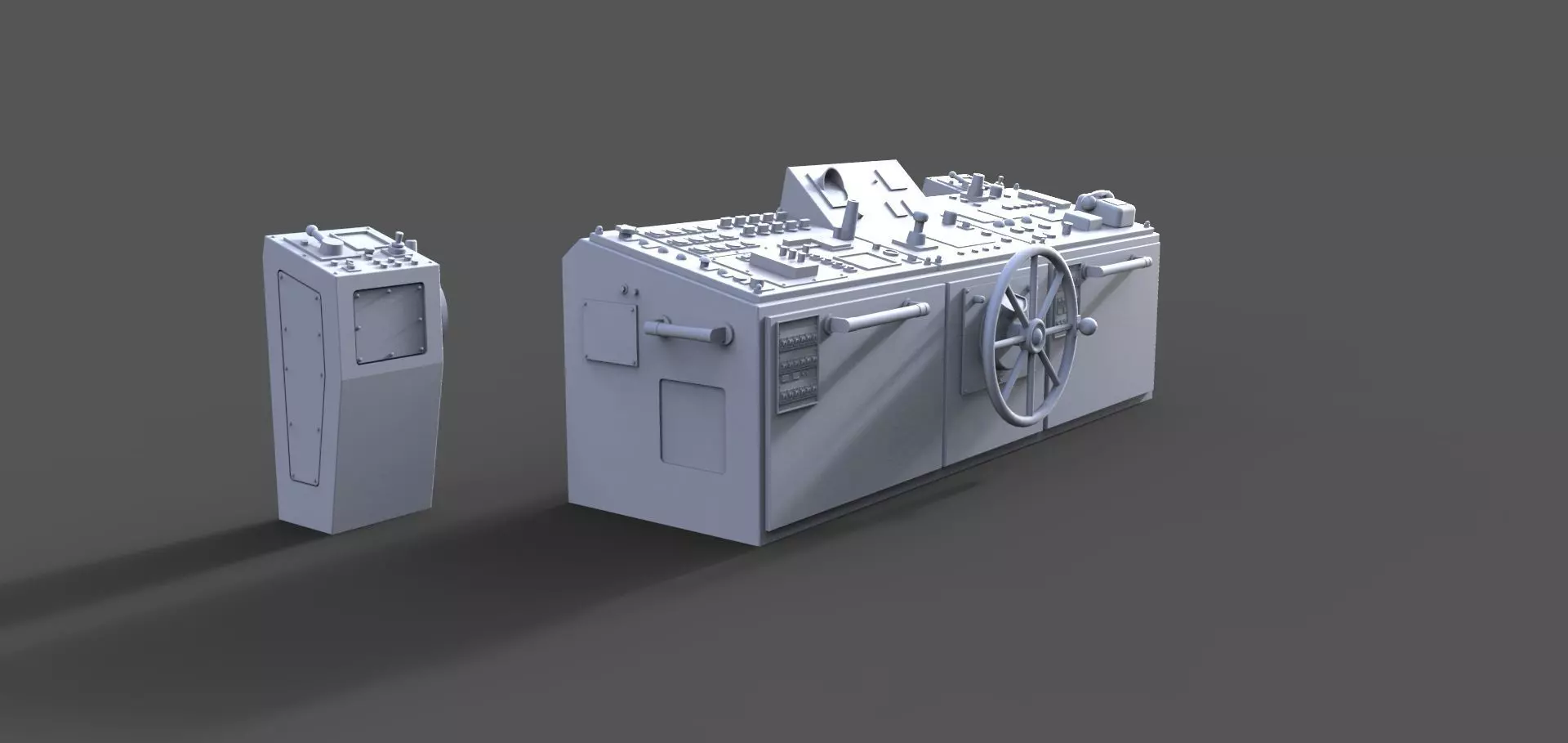 Control station 3D print model_0